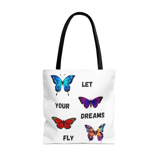 Bags Large Butterfly Tote Bag