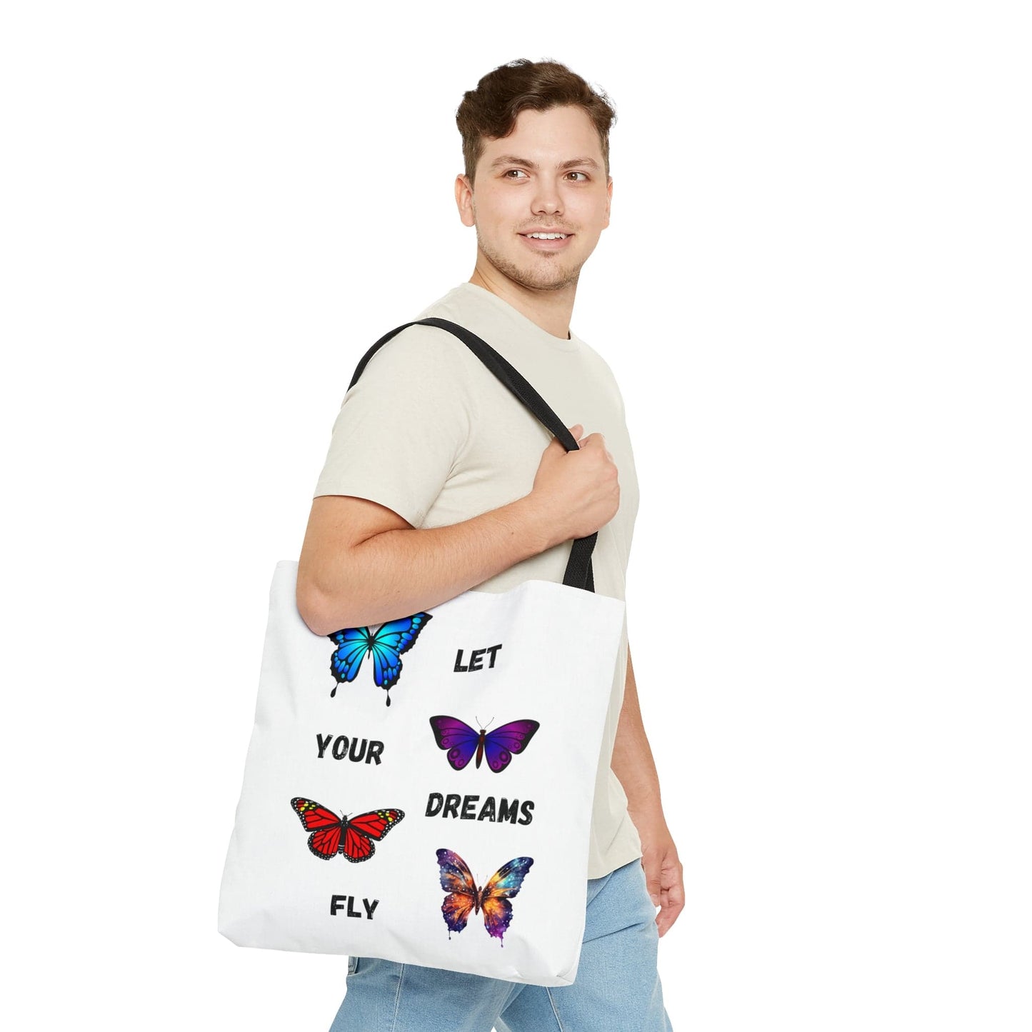 Bags Large Butterfly Tote Bag