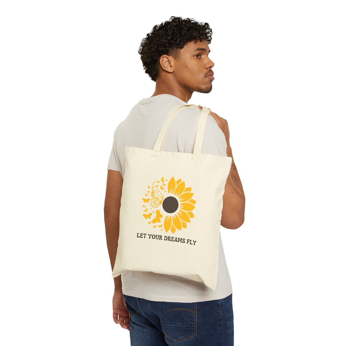 Bags Natural / 15" x 16" Sun Flower Tote Bag
