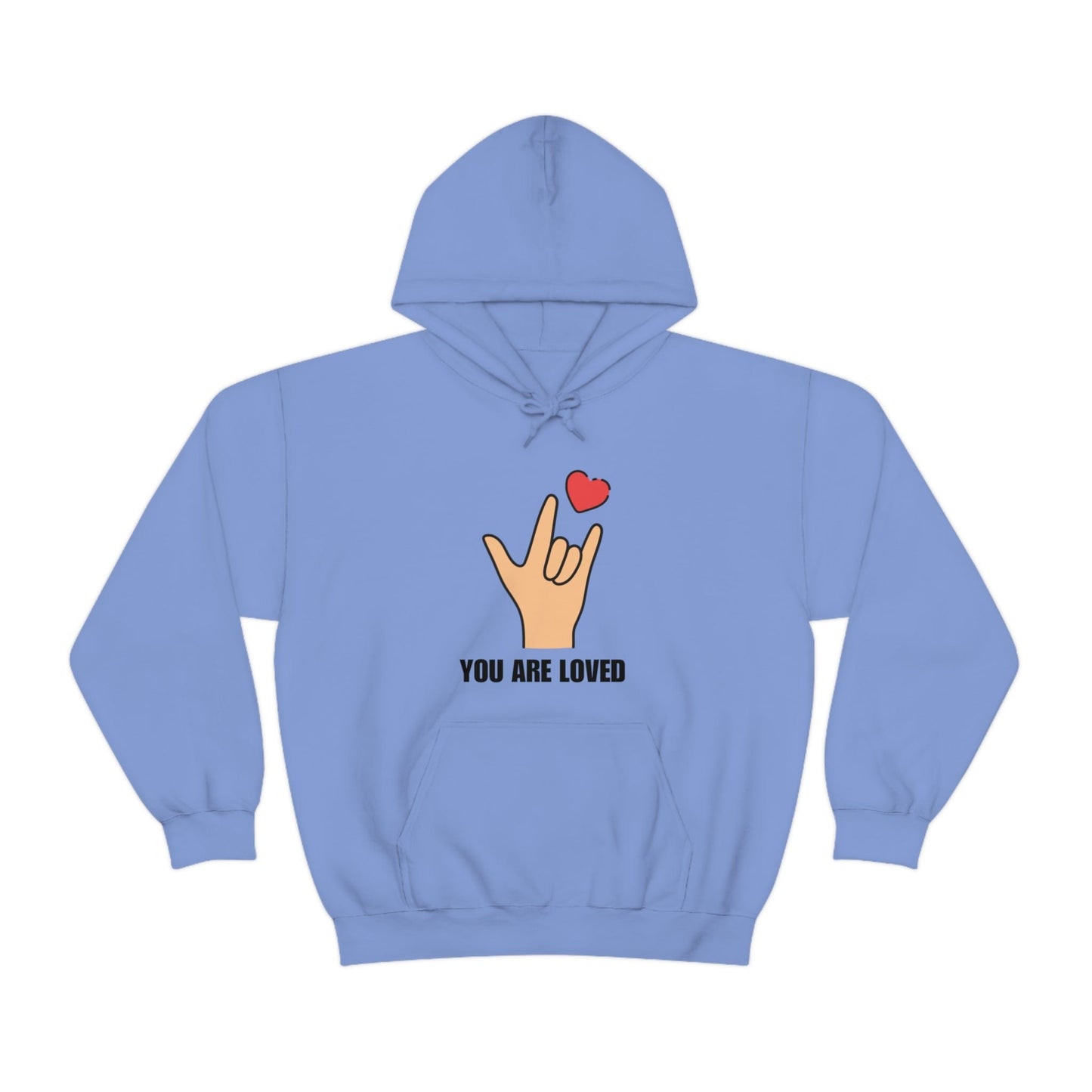 Hoodie Carolina Blue / S You Are Loved Unisex Heavy Blend™ Hoodie
