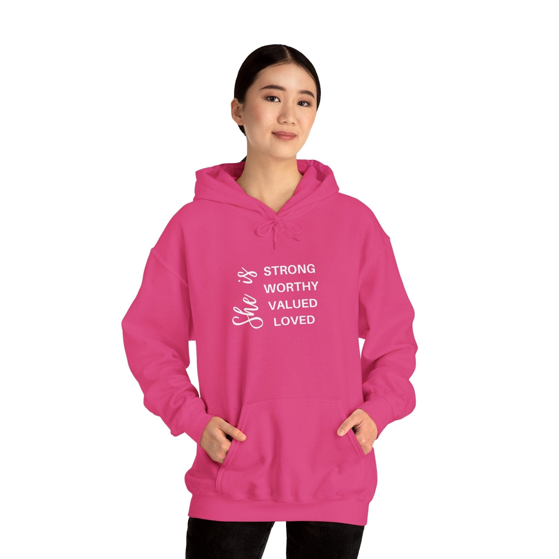 Hoodie Heliconia / S She Is Empowering Hoodie