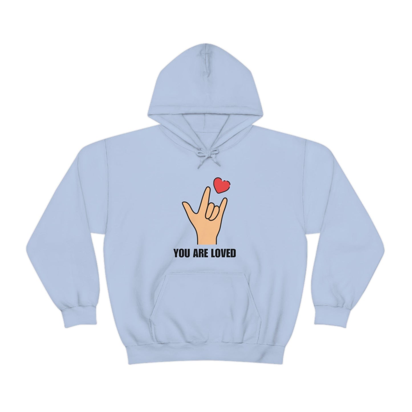 Hoodie Light Blue / S You Are Loved Unisex Heavy Blend™ Hoodie