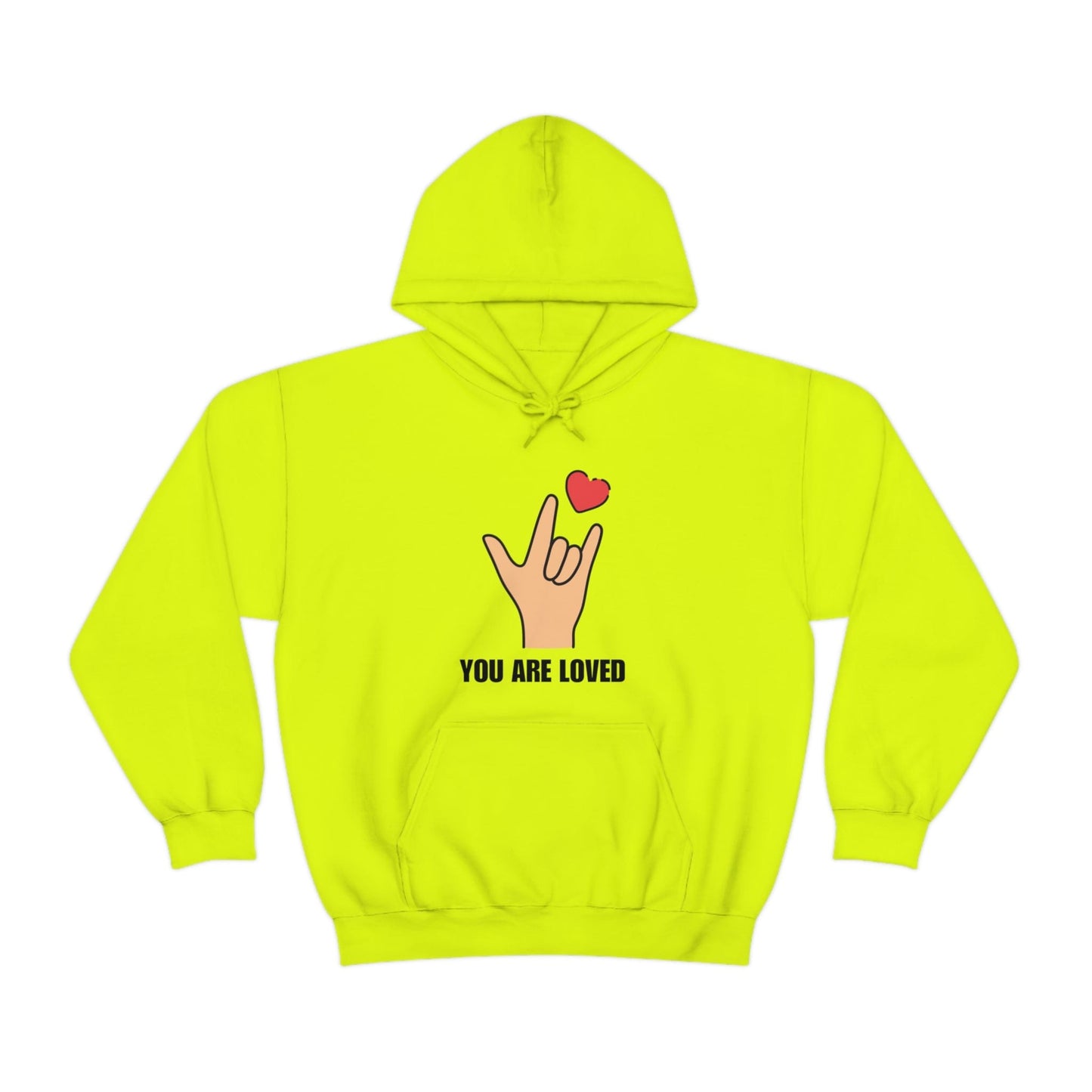 Hoodie Safety Green / S You Are Loved Unisex Heavy Blend™ Hoodie