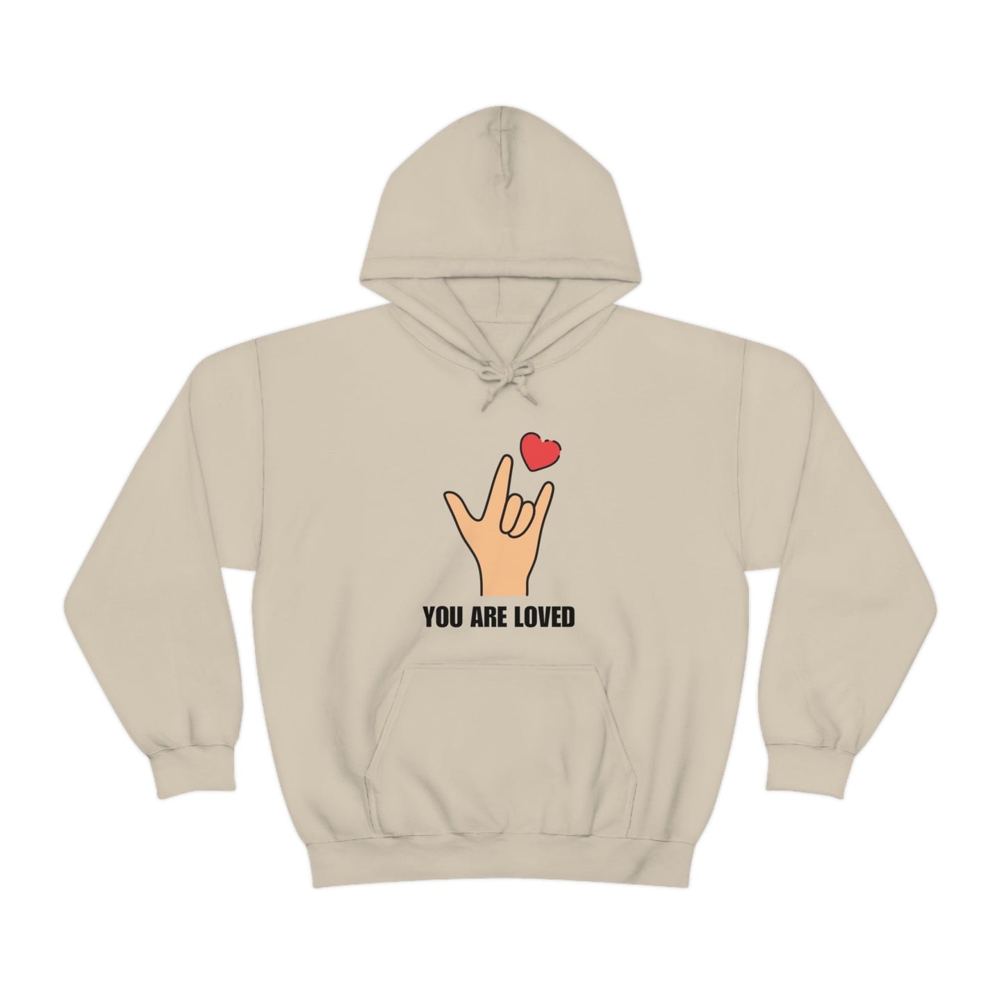 Hoodie Sand / S You Are Loved Unisex Heavy Blend™ Hoodie