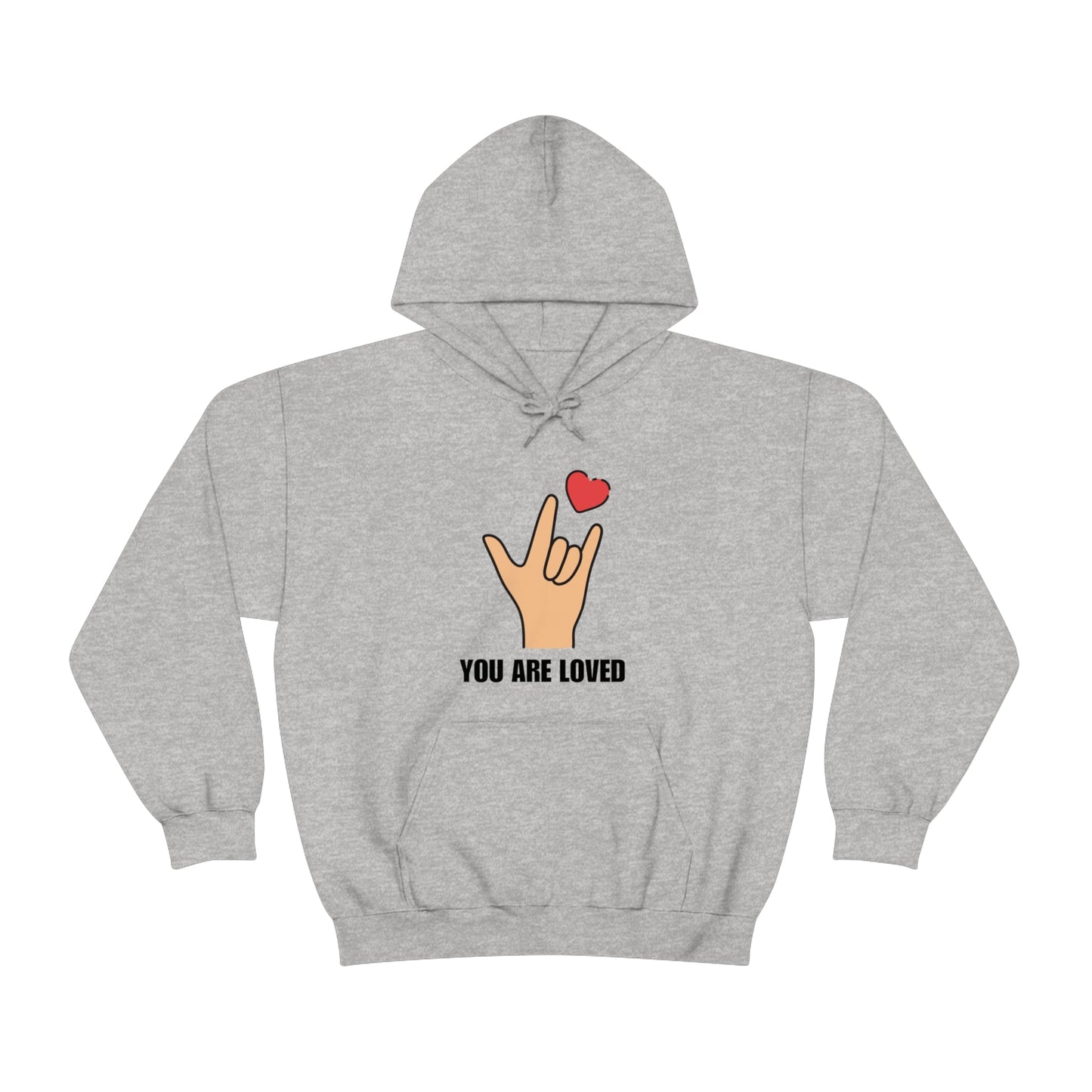 Hoodie Sport Grey / S You Are Loved Unisex Heavy Blend™ Hoodie