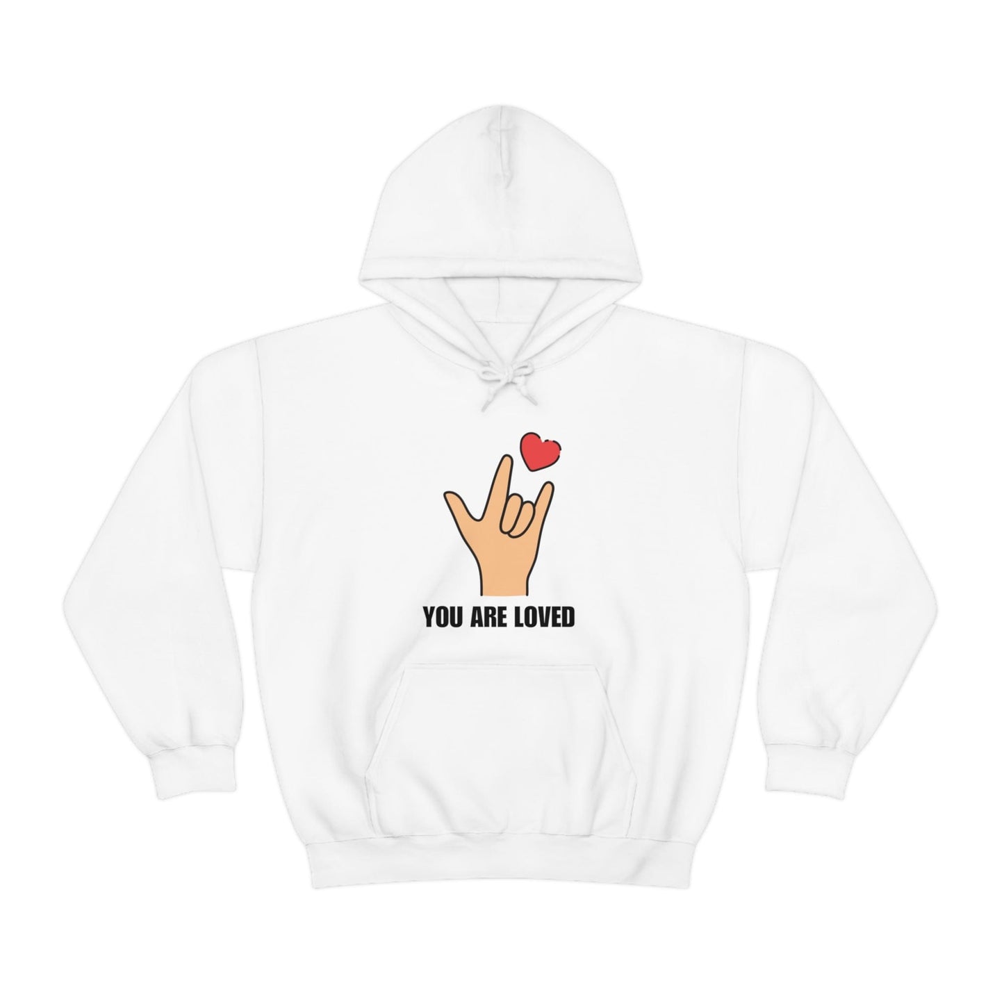 Hoodie White / S You Are Loved Unisex Heavy Blend™ Hoodie