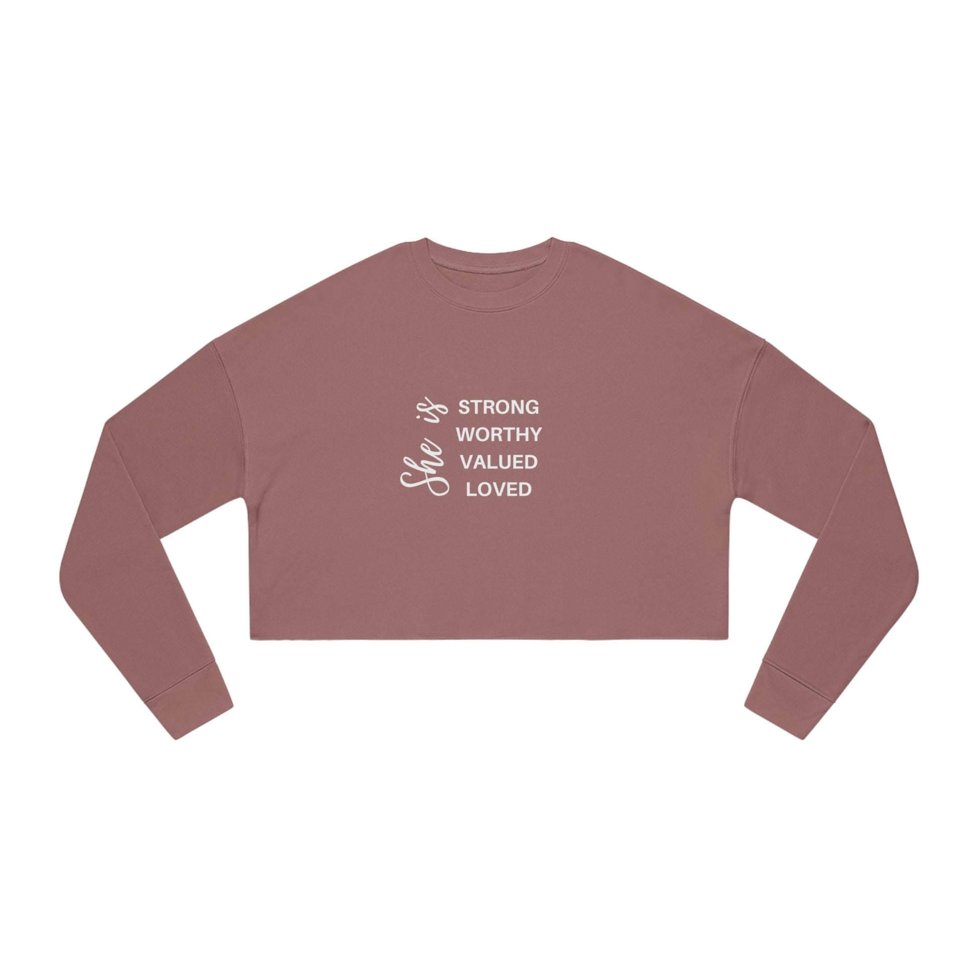 Sweatshirt She Is Women's Cropped Sweatshirt