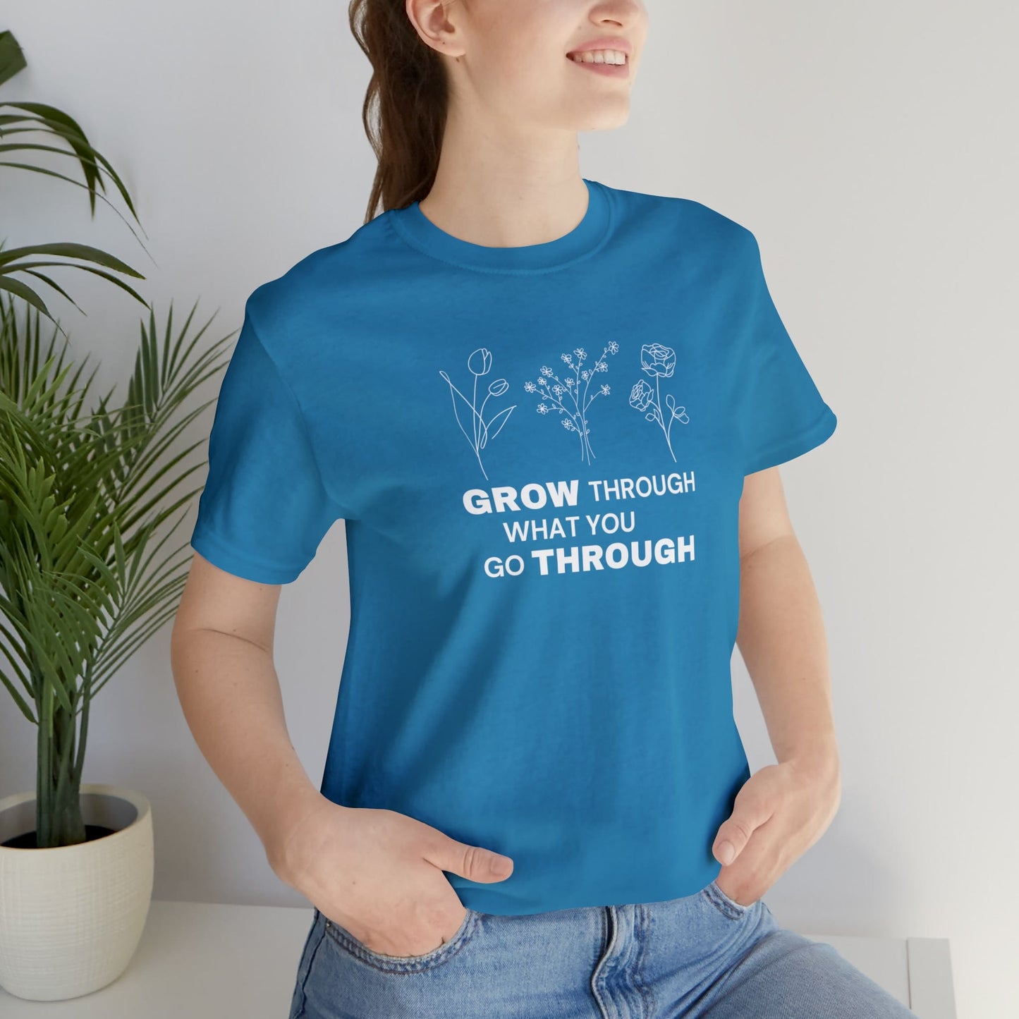 T-Shirt Aqua / S Women’s Wild Flower T-shirt