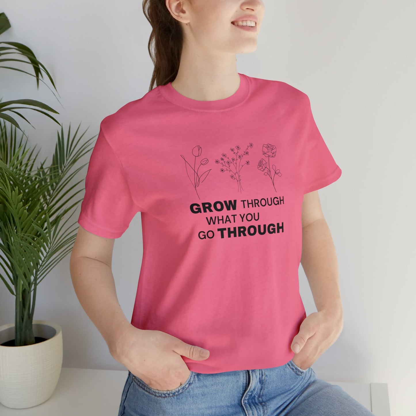 T-Shirt Charity Pink / S Women’s Wild Flower T-shirt