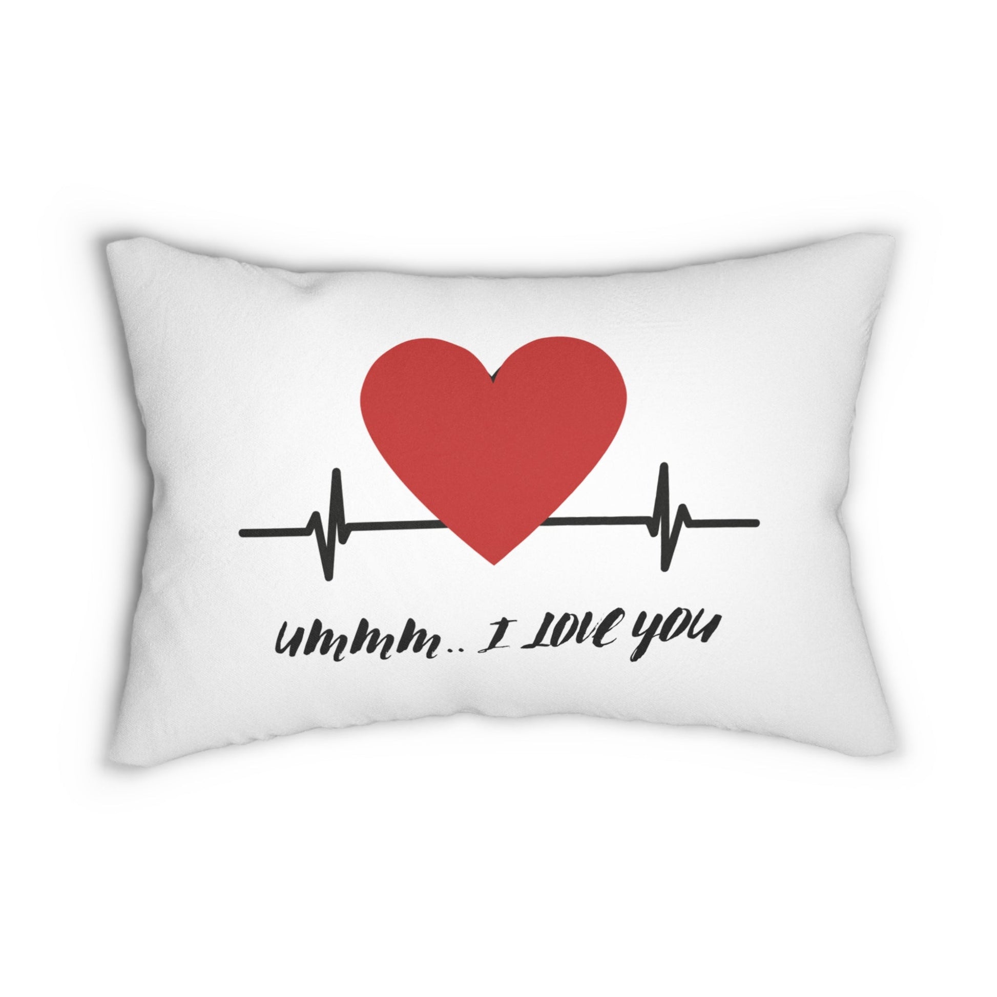 Home Decor 20" × 14" Umm, I Love You Lumbar Pillow