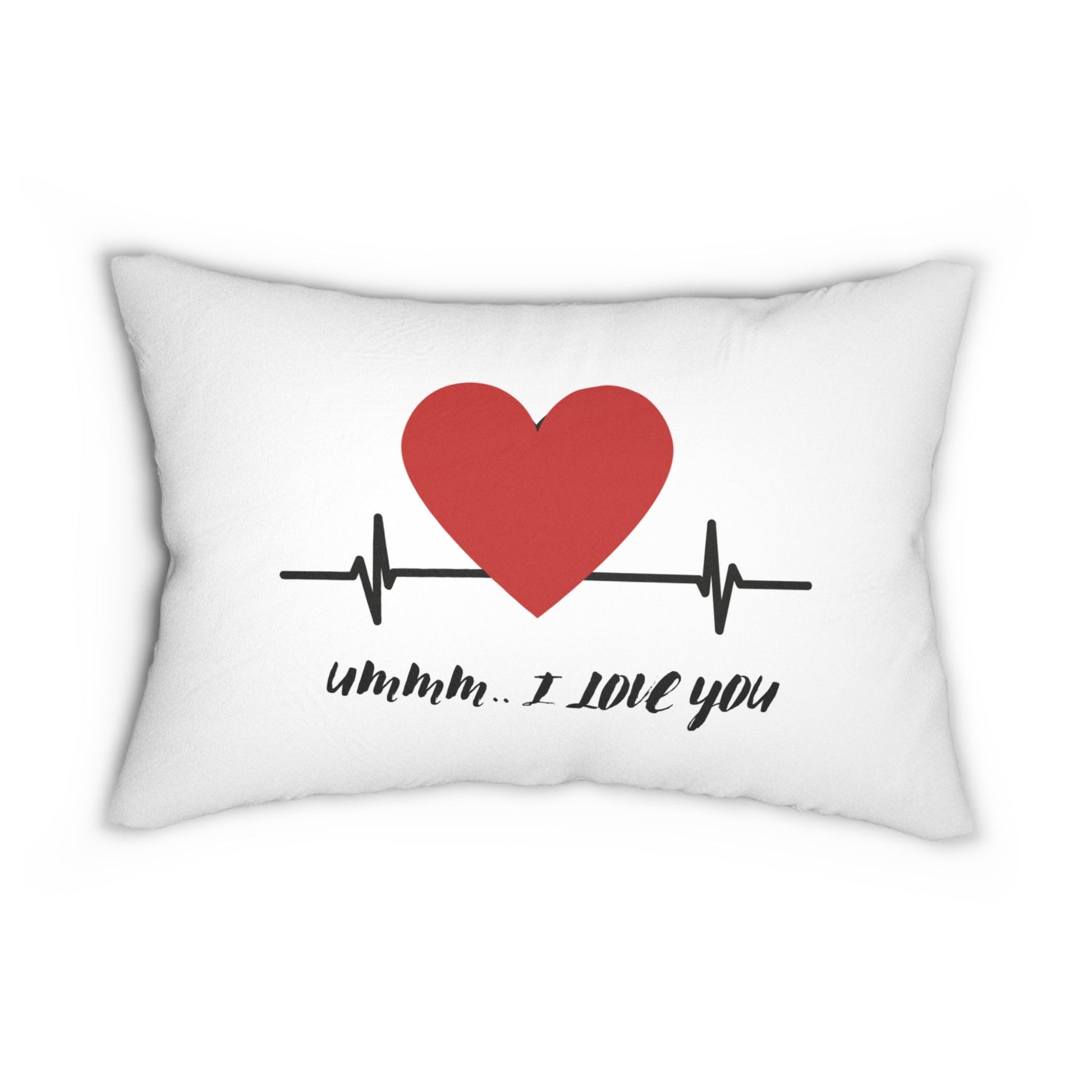 Home Decor 20" × 14" Umm, I Love You Lumbar Pillow