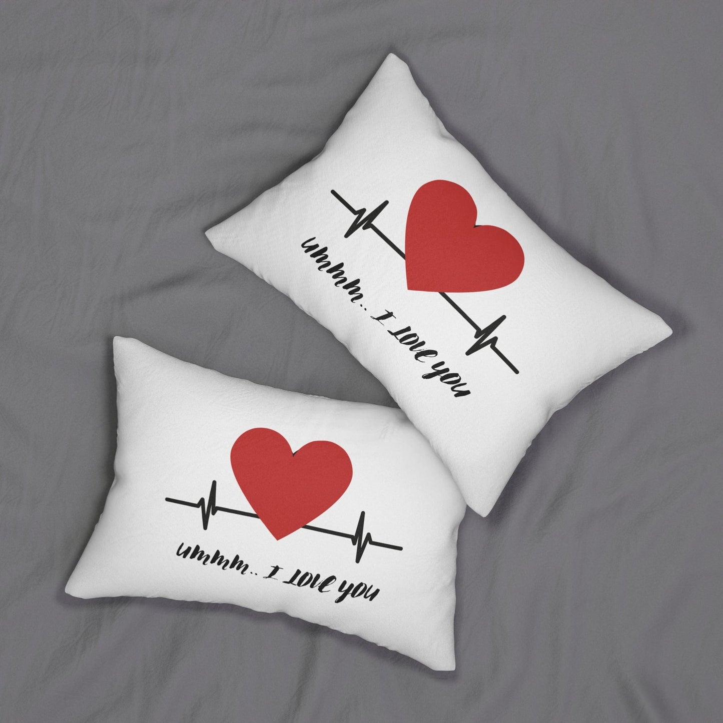 Home Decor 20" × 14" Umm, I Love You Lumbar Pillow