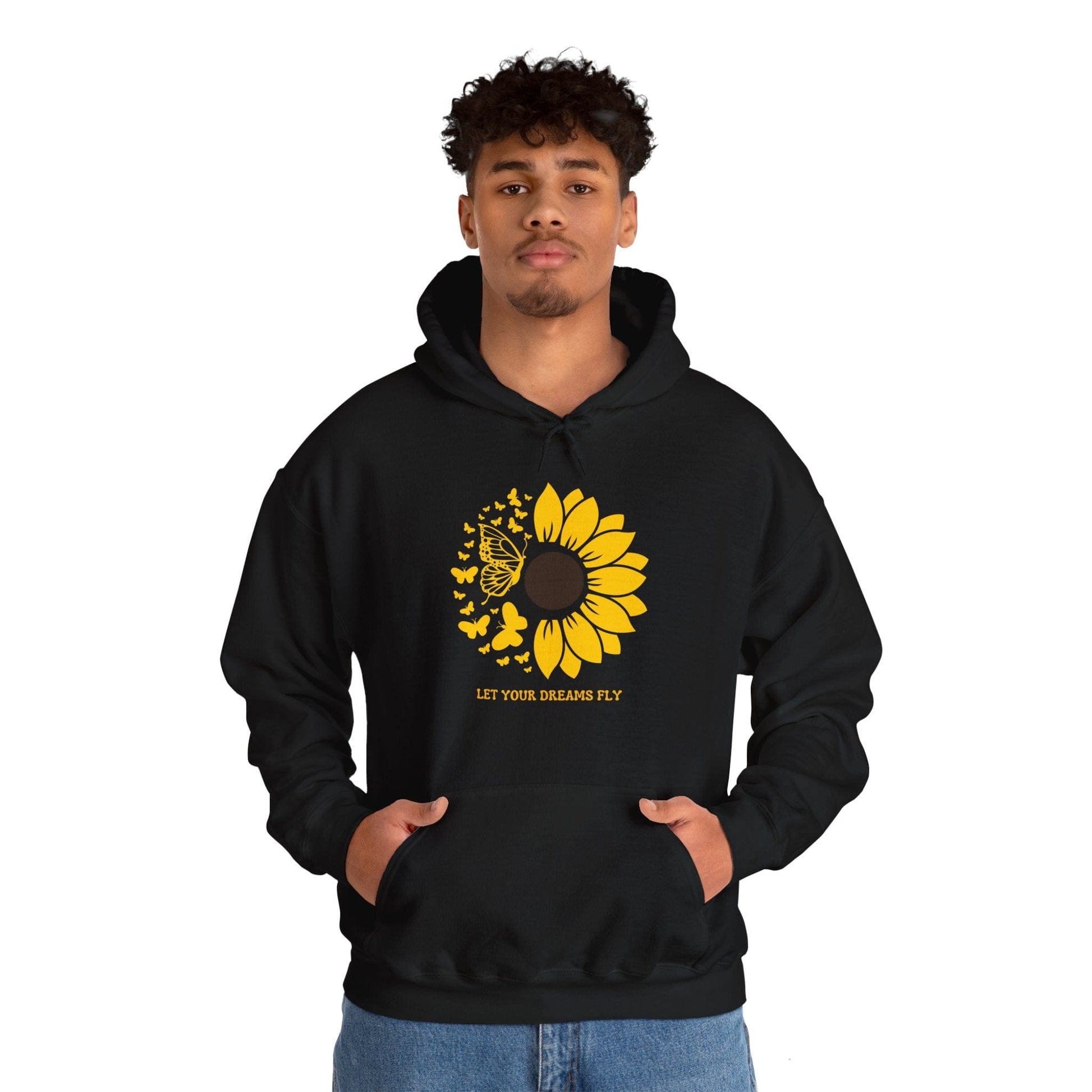 Hoodie Hoodie - Let Your Dreams Fly Sunflower