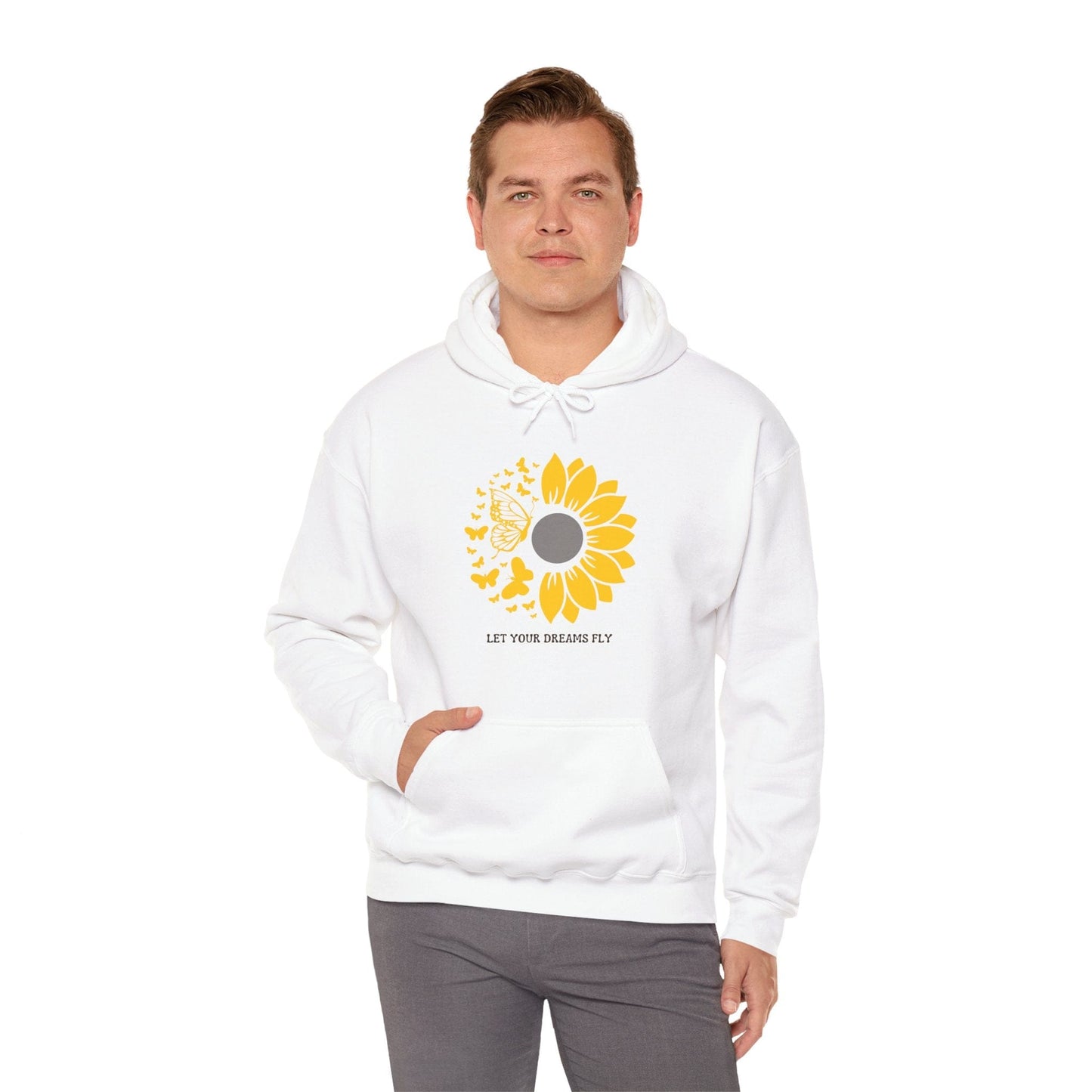 Hoodie Hoodie - Let Your Dreams Fly Sunflower