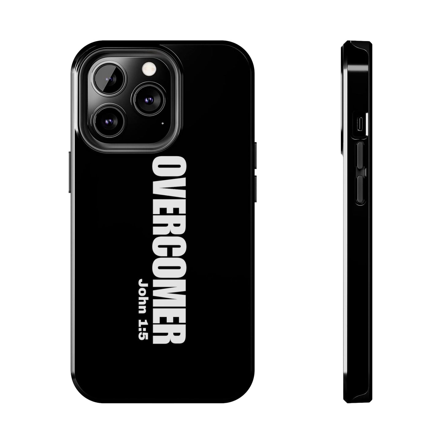 Phone Case iPhone 13 Pro Black Overcomer Tough Phone Case