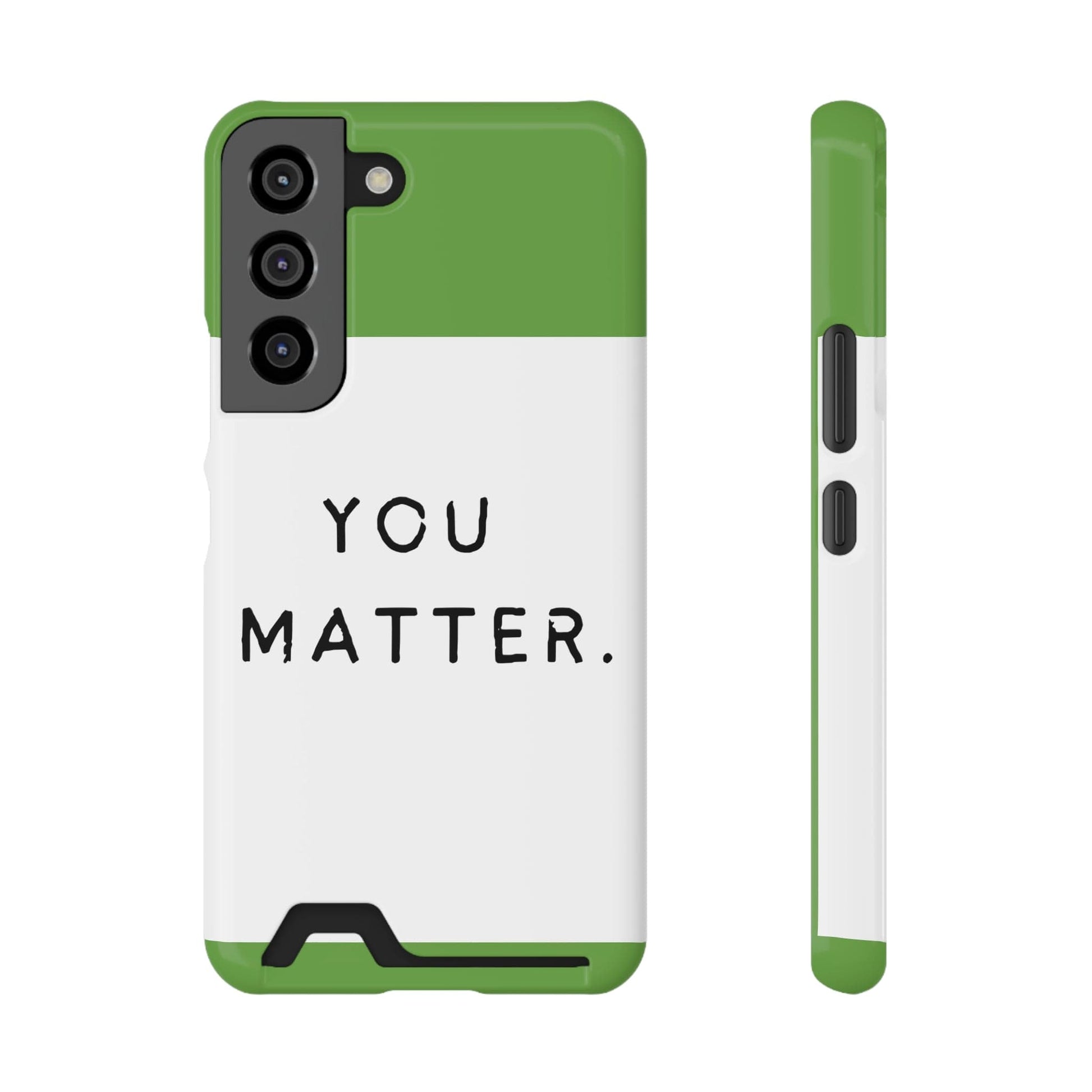 Phone Case Samsung Galaxy S22 / Glossy / With gift packaging ‘You Matter’ Phone Case With Card Holder